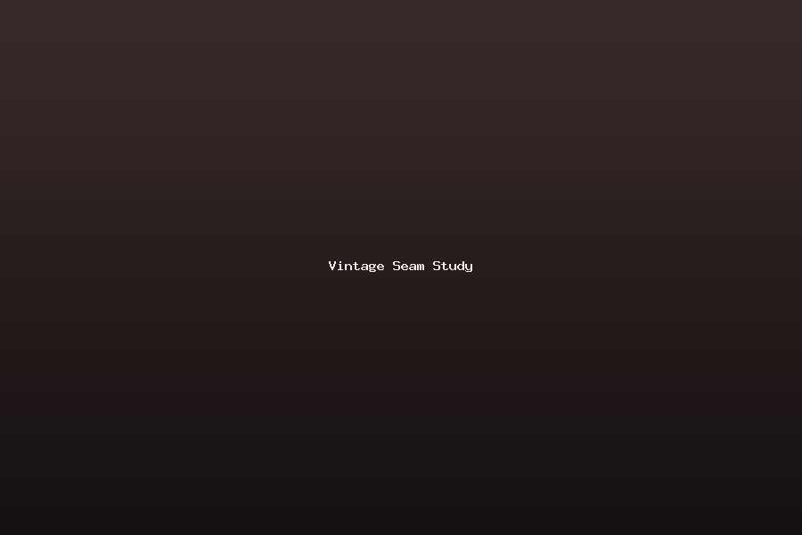 Abstract cover art representing a vintage seam study