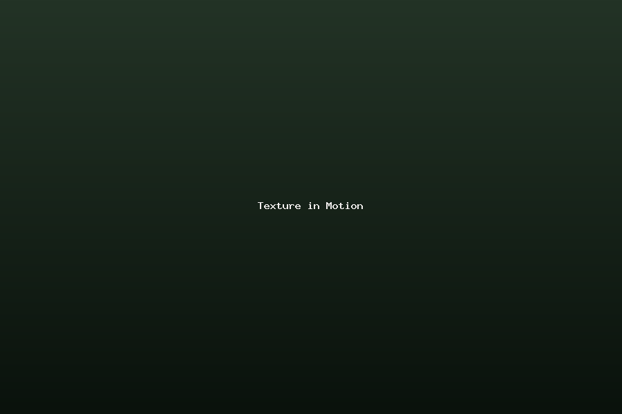 Abstract cover art representing texture in motion